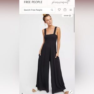 Free people homecoming jumper in black